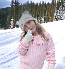 Monogrammed sweater