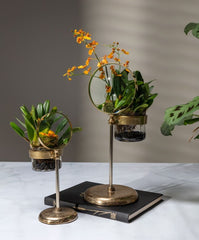 Spyglass vase or votive holder