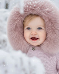 Faux fur hooded jacket
