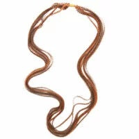 Pleated necklace