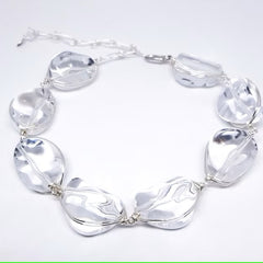 Clear walnut necklace