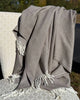 Herringbone throw