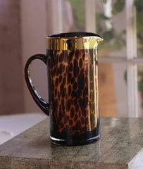 Glass tortoise pitcher