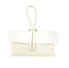 Leather wristlet bag