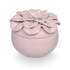Flower candle lavendar