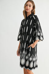 Eyelet dress