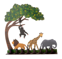 Jungle menorah