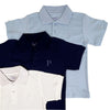 Monogrammed cotton polo