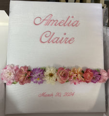 Floral memory book