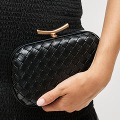 Woven evening bag