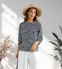 Puckered tunic