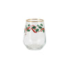Holly glassware