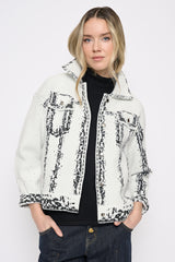Denim style jacket