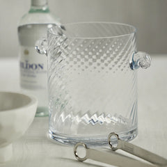 Swirl ice bucket