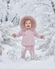 Faux fur hooded jacket