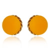 Macaron clip earrings