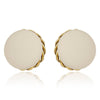 Macaron clip earrings