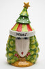 Naughty and Nice cookie jar
