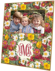 Floral picture frame