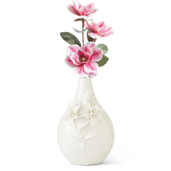 White ceramic vase