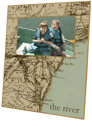 Frame with map