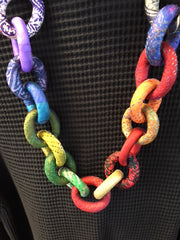 Vintage silk necklace