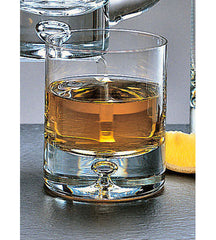 4 Glasses with bubble base