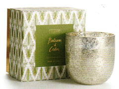 Balsam and cedar candle