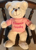 Teddy bear with personalized sweater