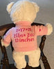 Teddy bear with personalized sweater
