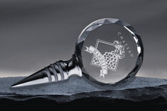 Faceted crystal bottlestopper