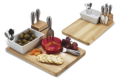 Cheeseboard and utensils