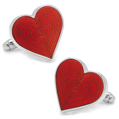 Heart cufflinks