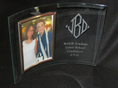 Custom etched frame