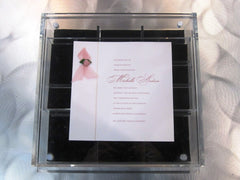 Lucite jewelry box