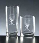 Golf glassware